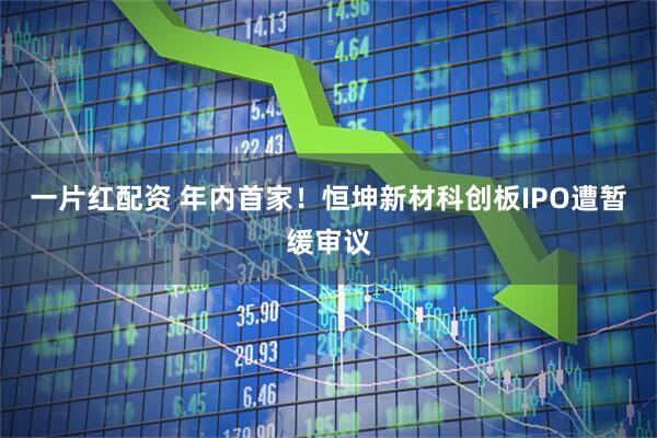 一片红配资 年内首家！恒坤新材科创板IPO遭暂缓审议