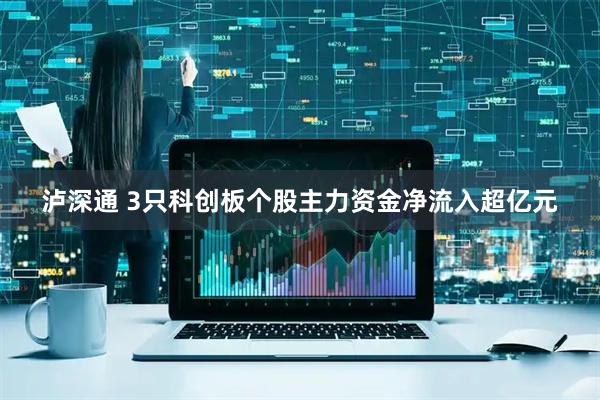 泸深通 3只科创板个股主力资金净流入超亿元
