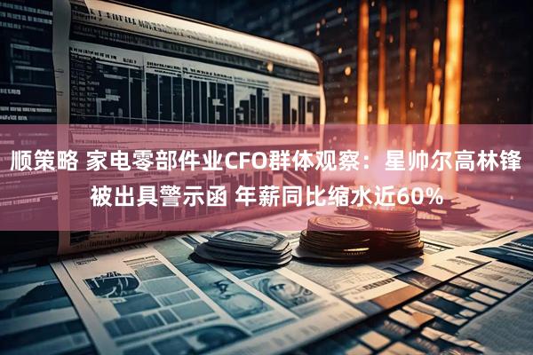 顺策略 家电零部件业CFO群体观察：星帅尔高林锋被出具警示函 年薪同比缩水近60%